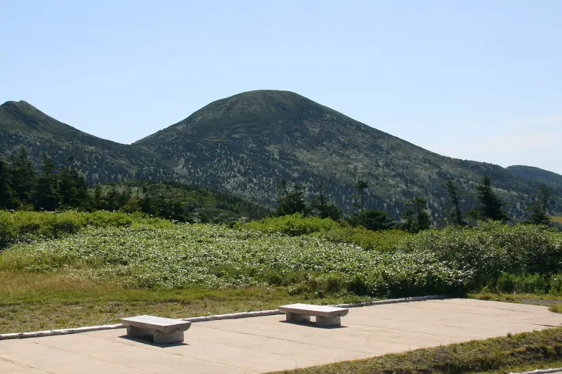 八甲田山最高峰となっている大岳の景色