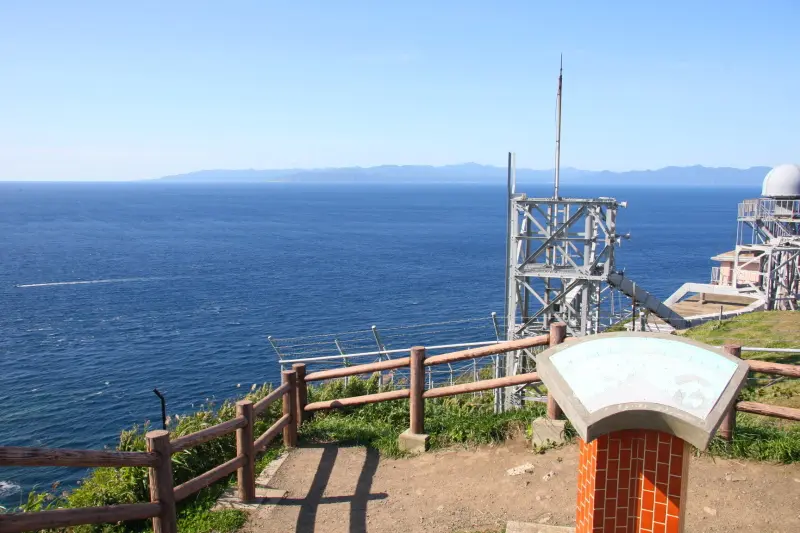 海面から１００ｍほどあるため津軽海峡と北海道を一望