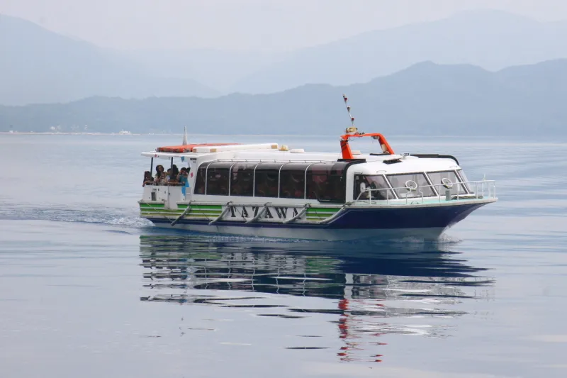 田沢湖クルーズができる観光船