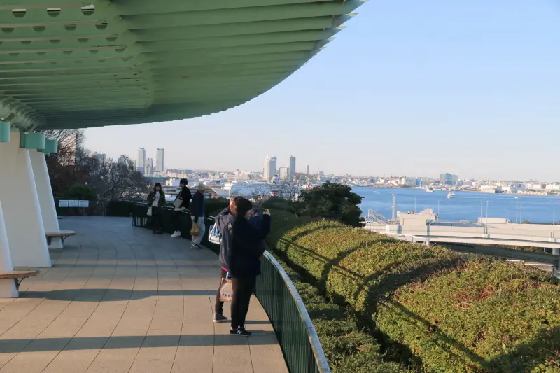 横浜港を見下ろす高台にある港の見える丘公園