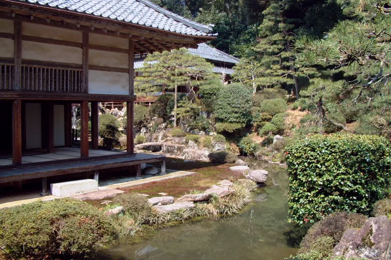 見どころの一つになっている江戸時代に造られた庭園