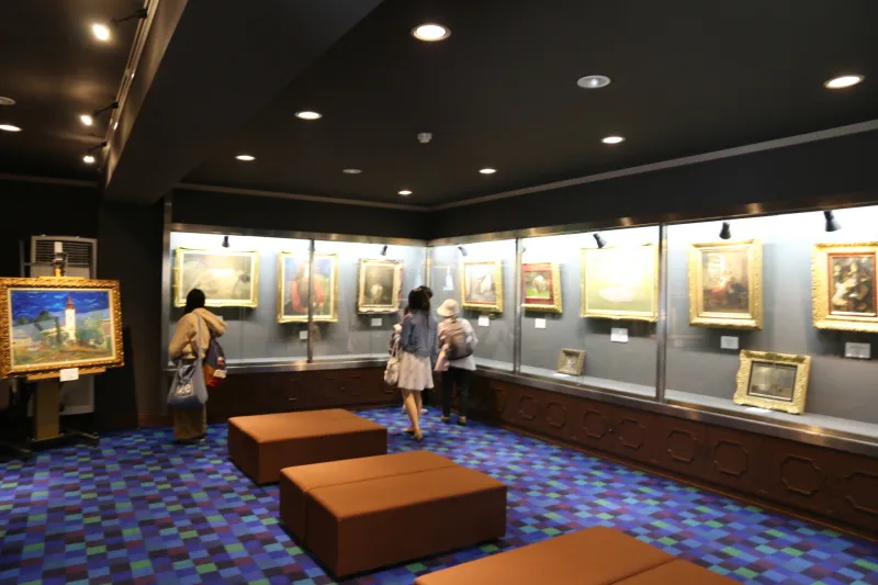 西洋絵画を中心に展示している美術館「展望ギャラリー」