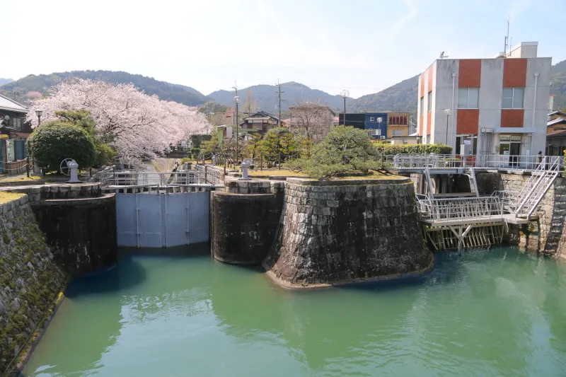 明治時代に水路が建設された琵琶湖疏水