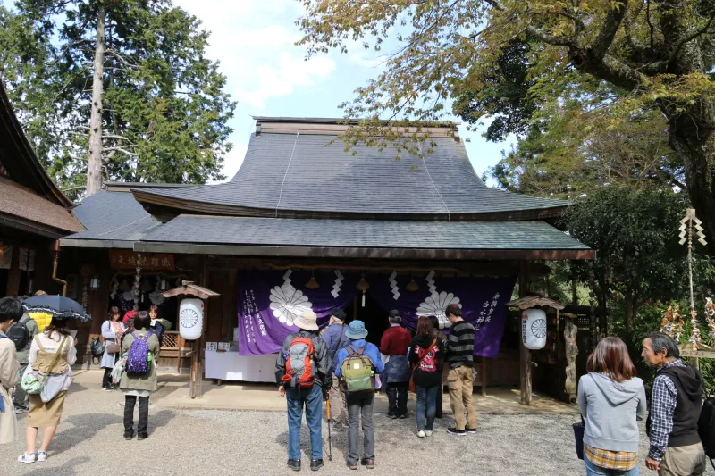 吉野山の観光名所となっている吉水神社