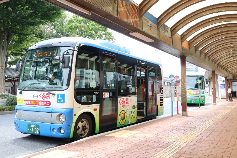 鳥取砂丘を始め、鳥取の各所を結ぶ、バス乗り場 