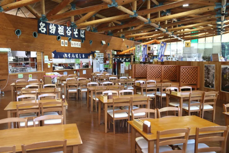 祖谷そばや徳島ラーメンのある食事処「かずら橋亭」 