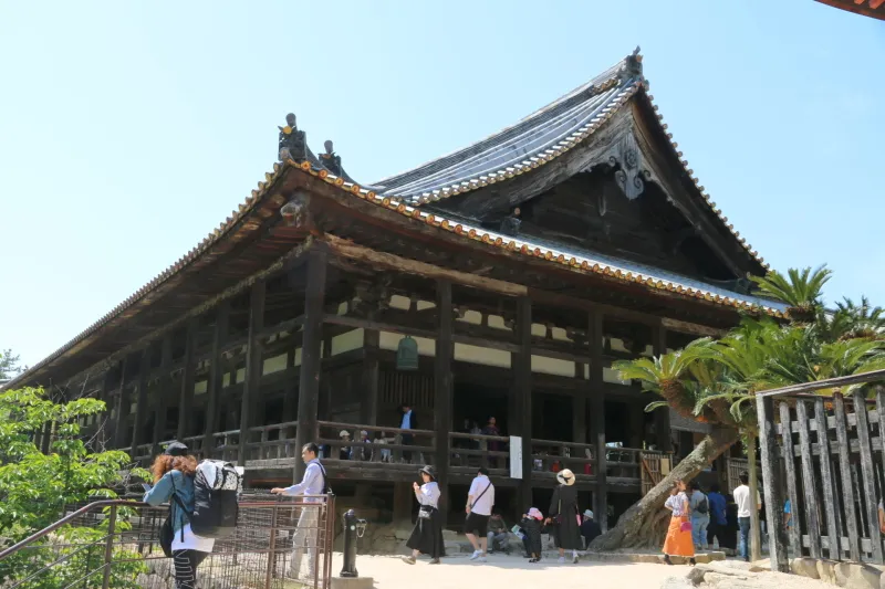 国の重要文化財に指定されている千畳閣と呼ばれる本殿 
