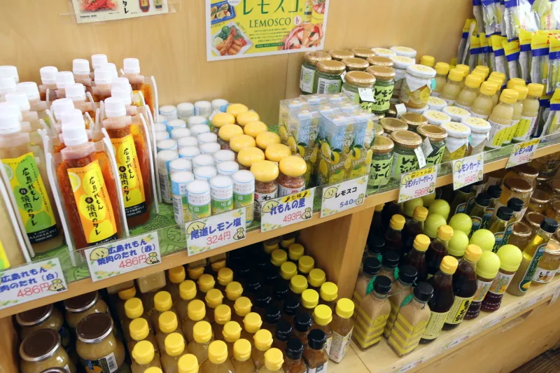 瀬戸田名産のレモンを使用したポン酢やドレッシング 