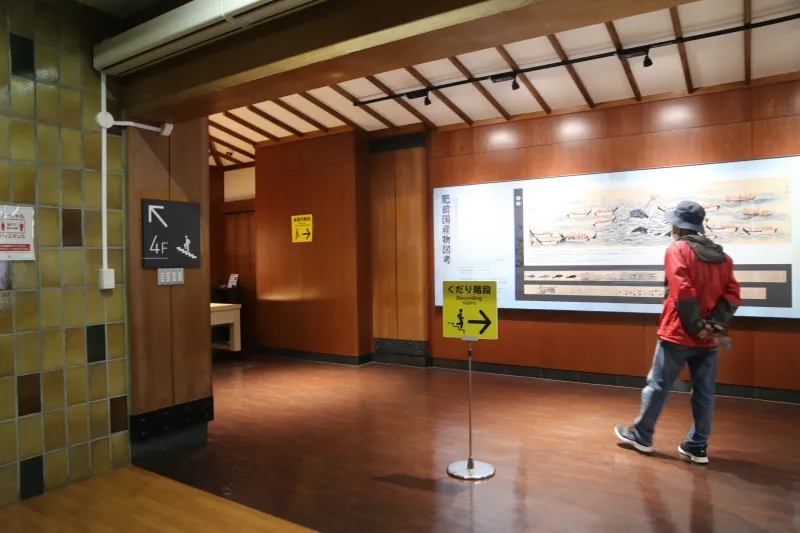 唐津の歴史や文化を紹介するミュージアムフロア 