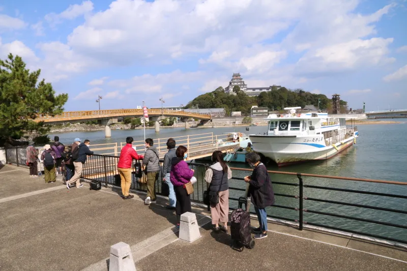 高島定期船の宝当桟橋 