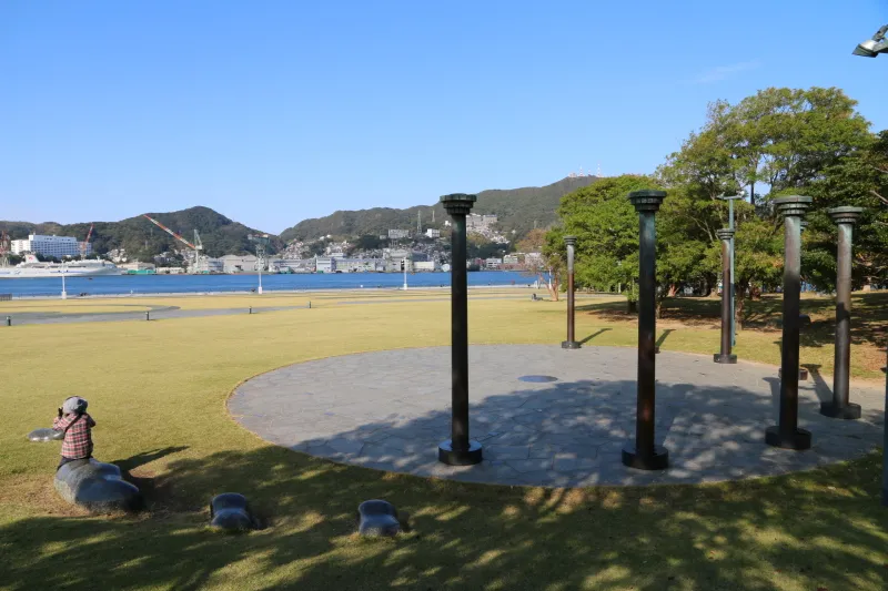 市民の憩いの場として利用される長崎水辺の森公園 