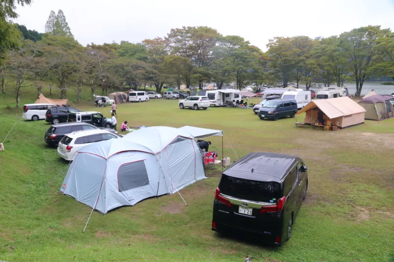 車でキャンプサイトまで入れるため、利便性の良いキャンプ場 