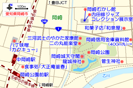 岡崎の観光ガイドマップ 