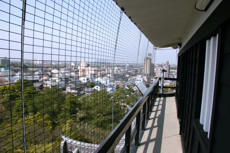 展望フロアからは岡崎市内を始め、３６０度が眺められるビュースポット 